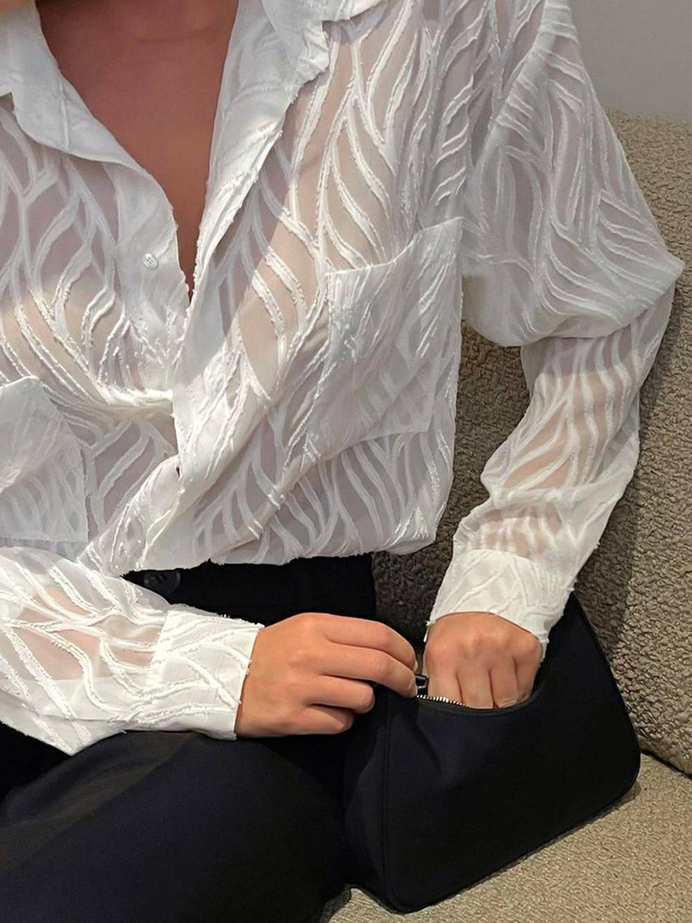 Witte damesblouses