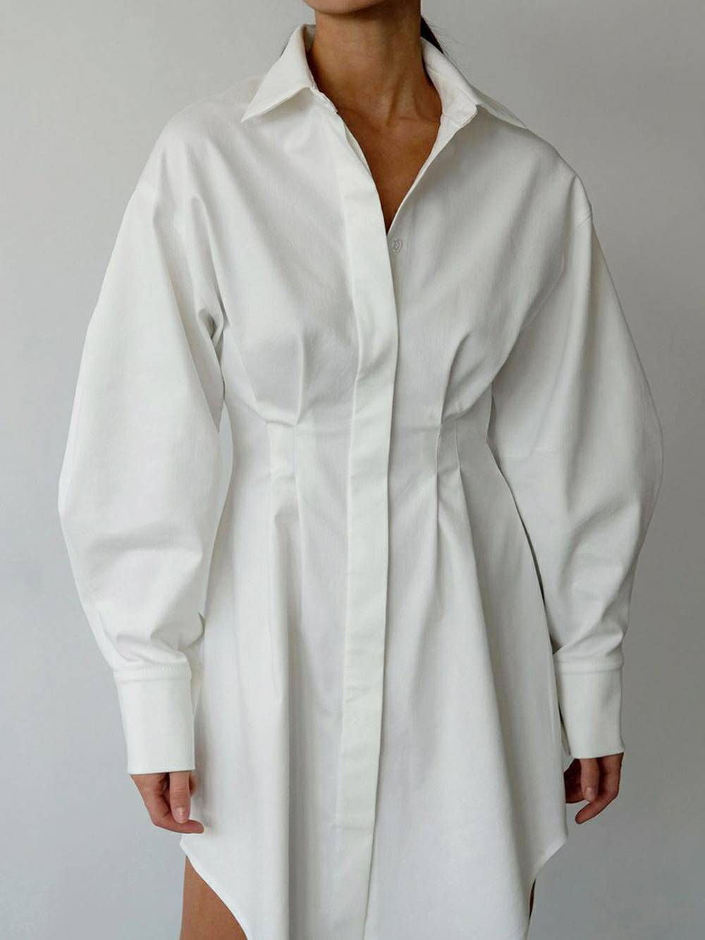 Casual elegante overhemdjurk
