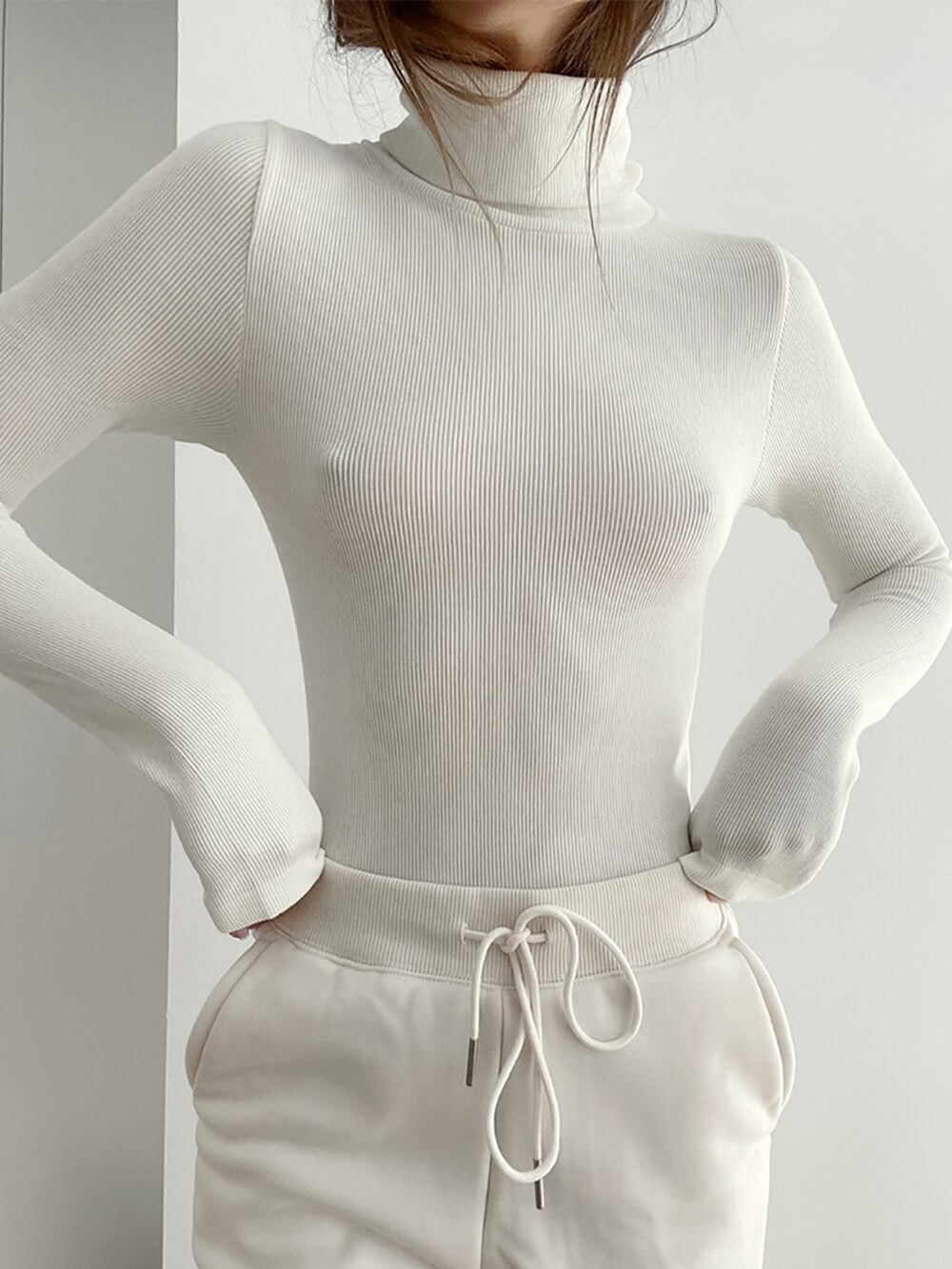 Slim-fit Trui met Col