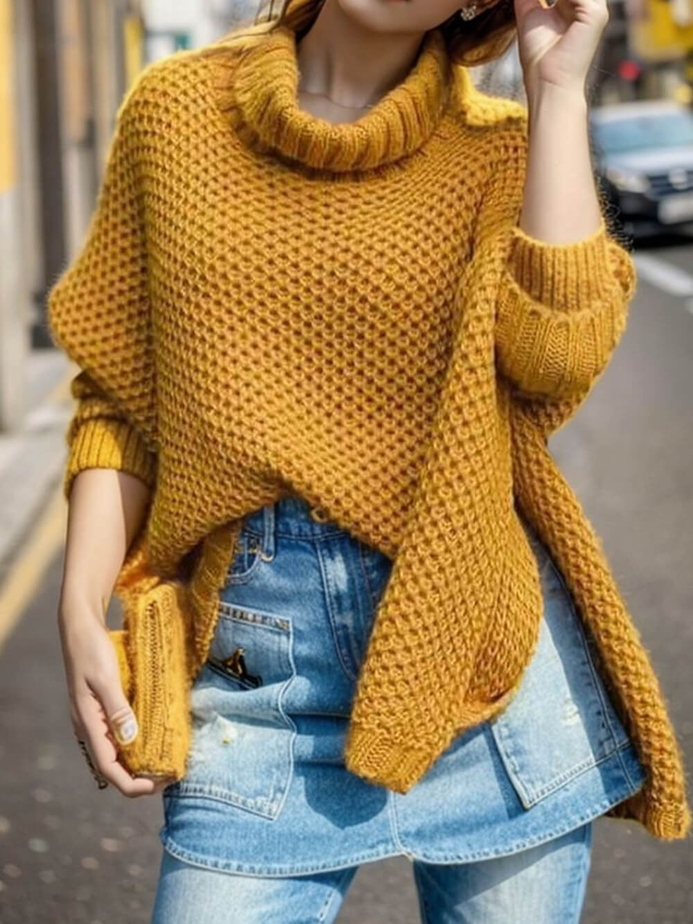 Coltrui en dolman mouwen
