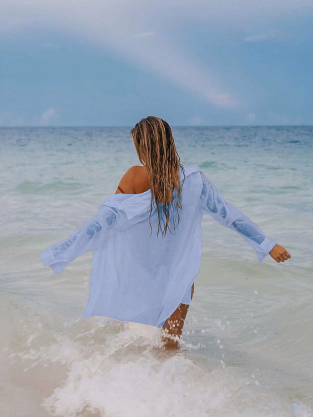 Tuniek bikini cover-up
