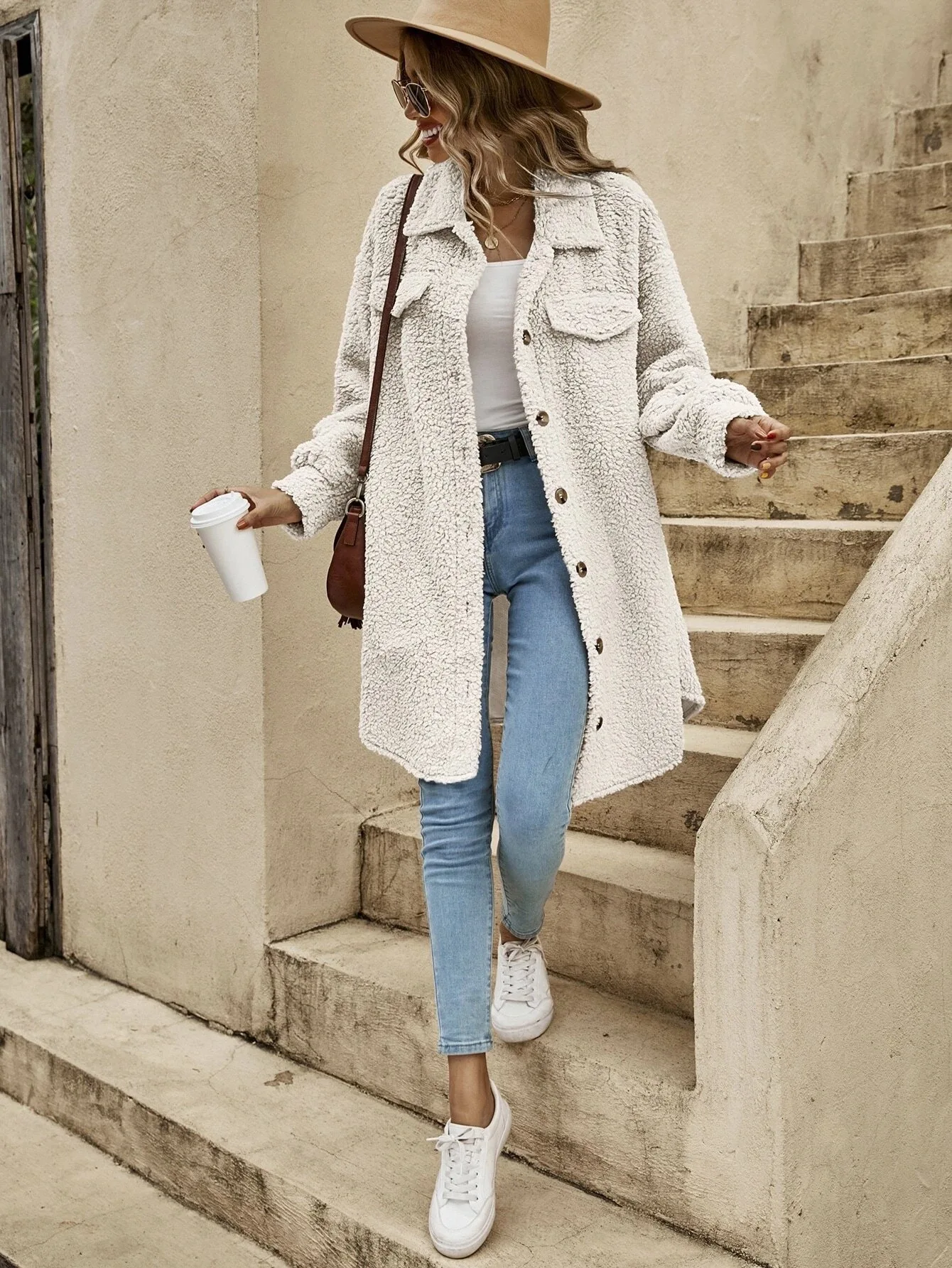 Haley™ | Losse, middellange jas