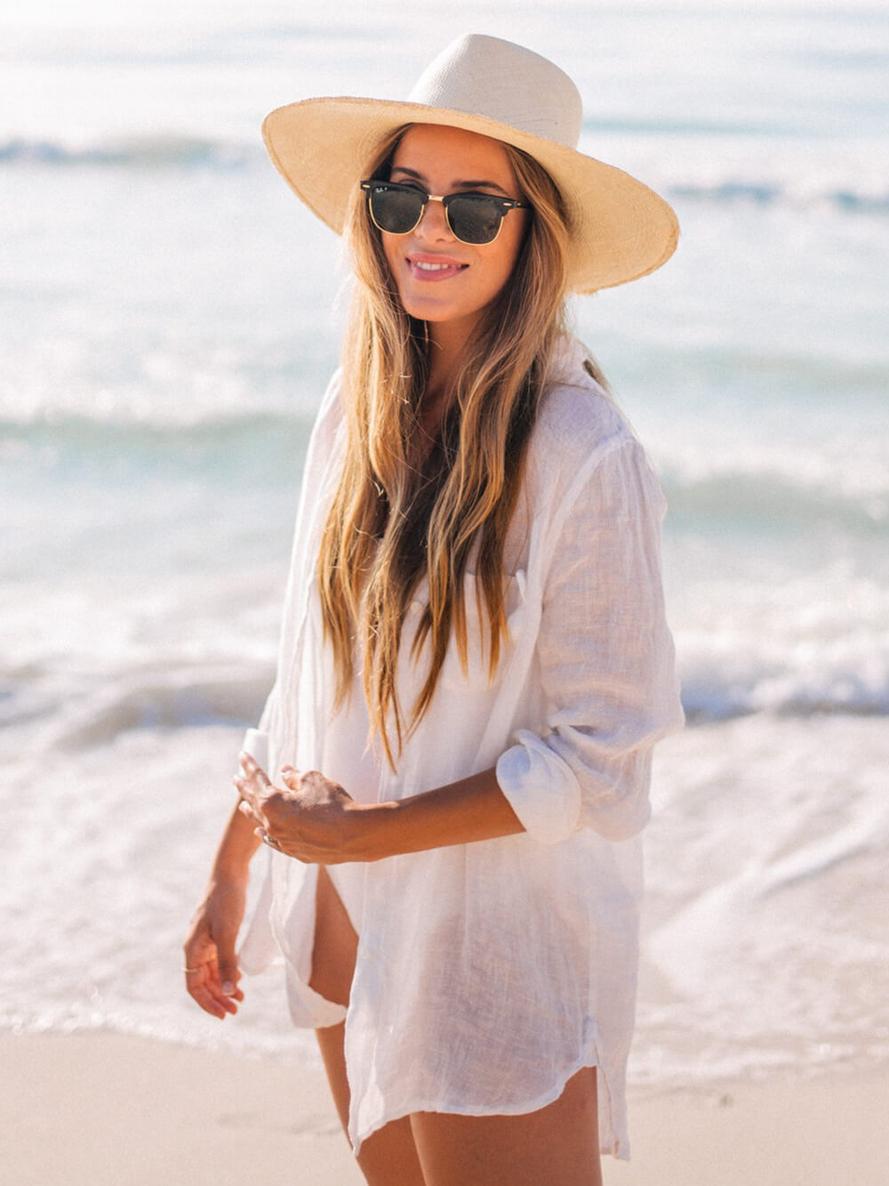Tuniek bikini cover-up