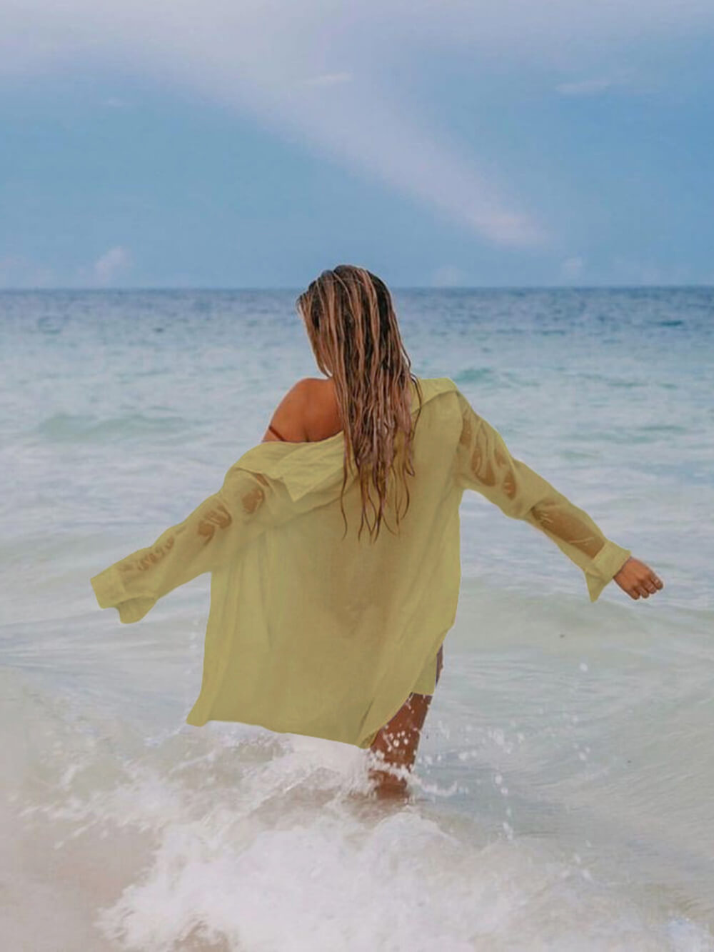 Tuniek bikini cover-up