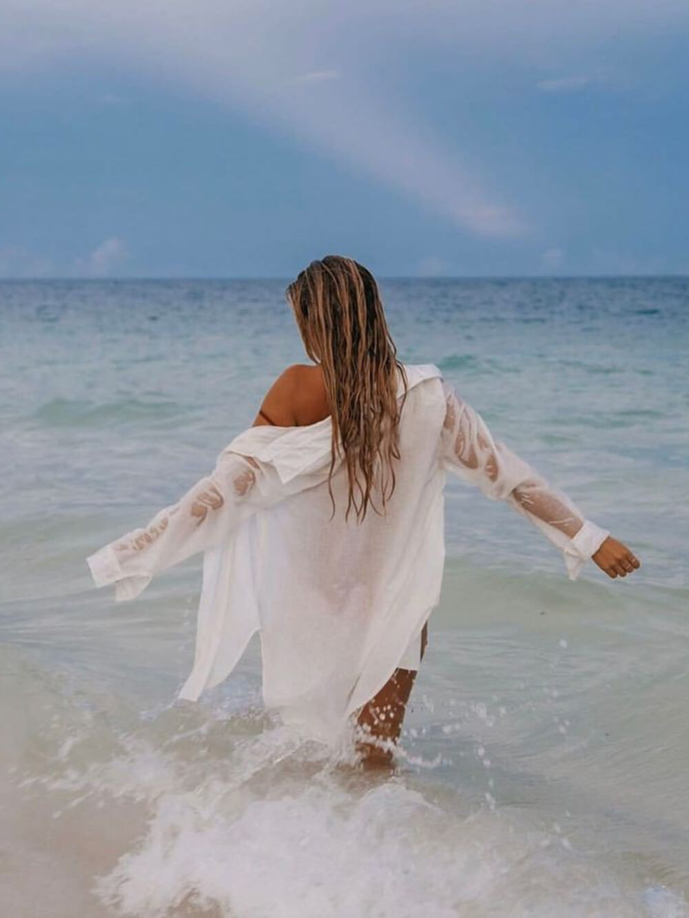 Tuniek bikini cover-up