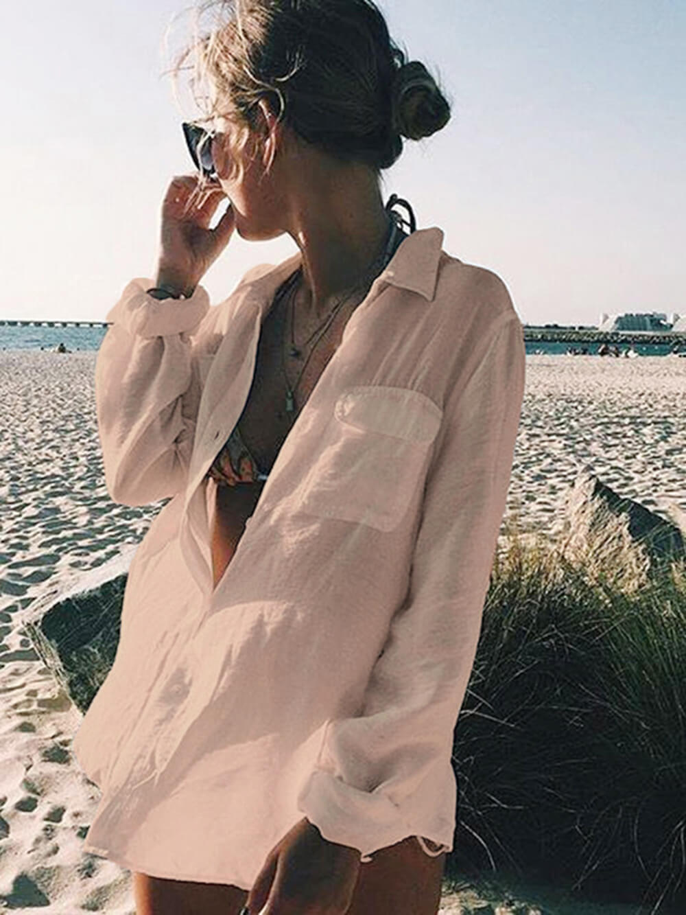 Tuniek bikini cover-up