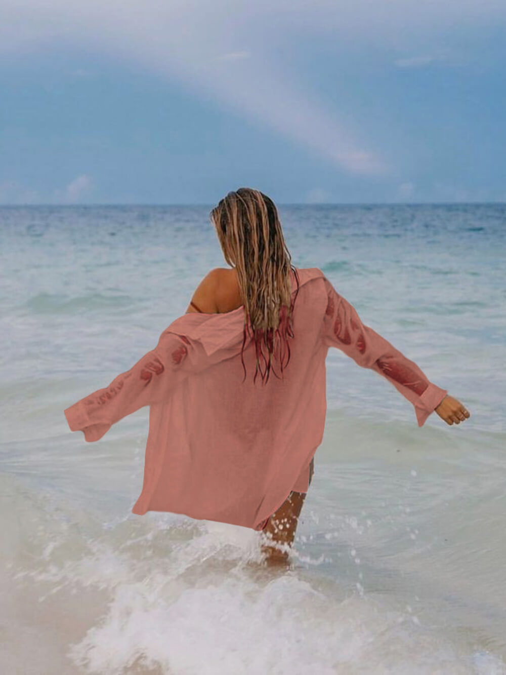 Tuniek bikini cover-up