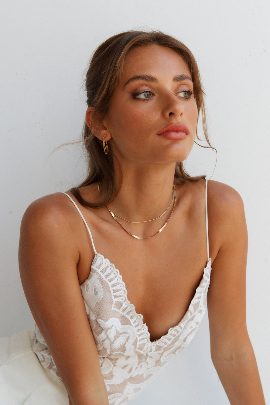 Goud vergulde ketting