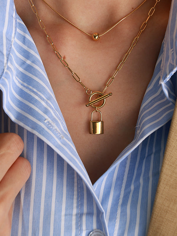 Fob gouden ketting