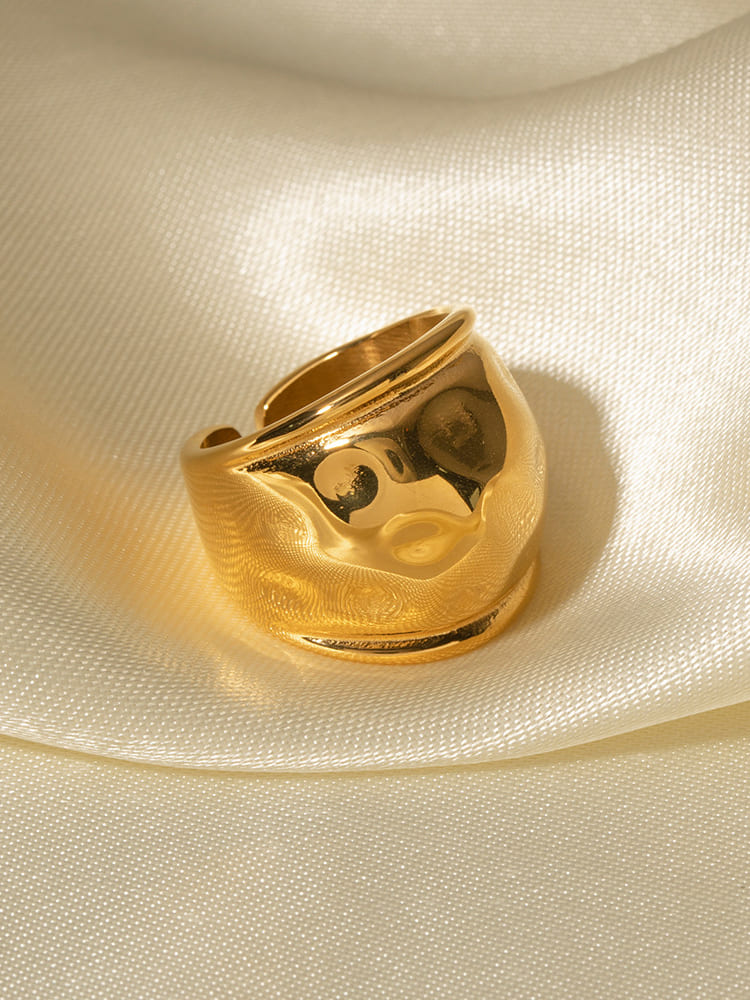 Overdreven lippen Dubbelzijdige ring