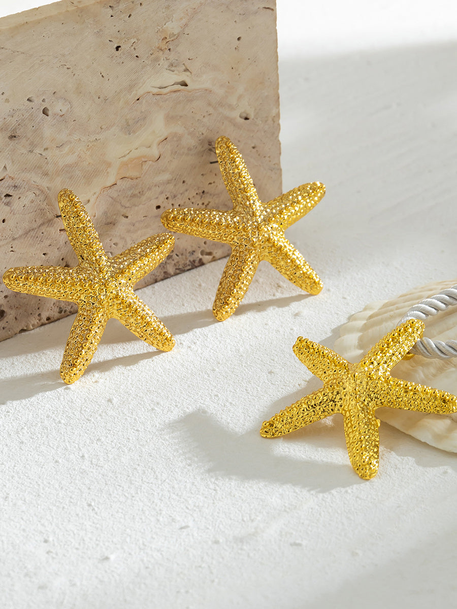 Santorini zeester ketting ~ goud
