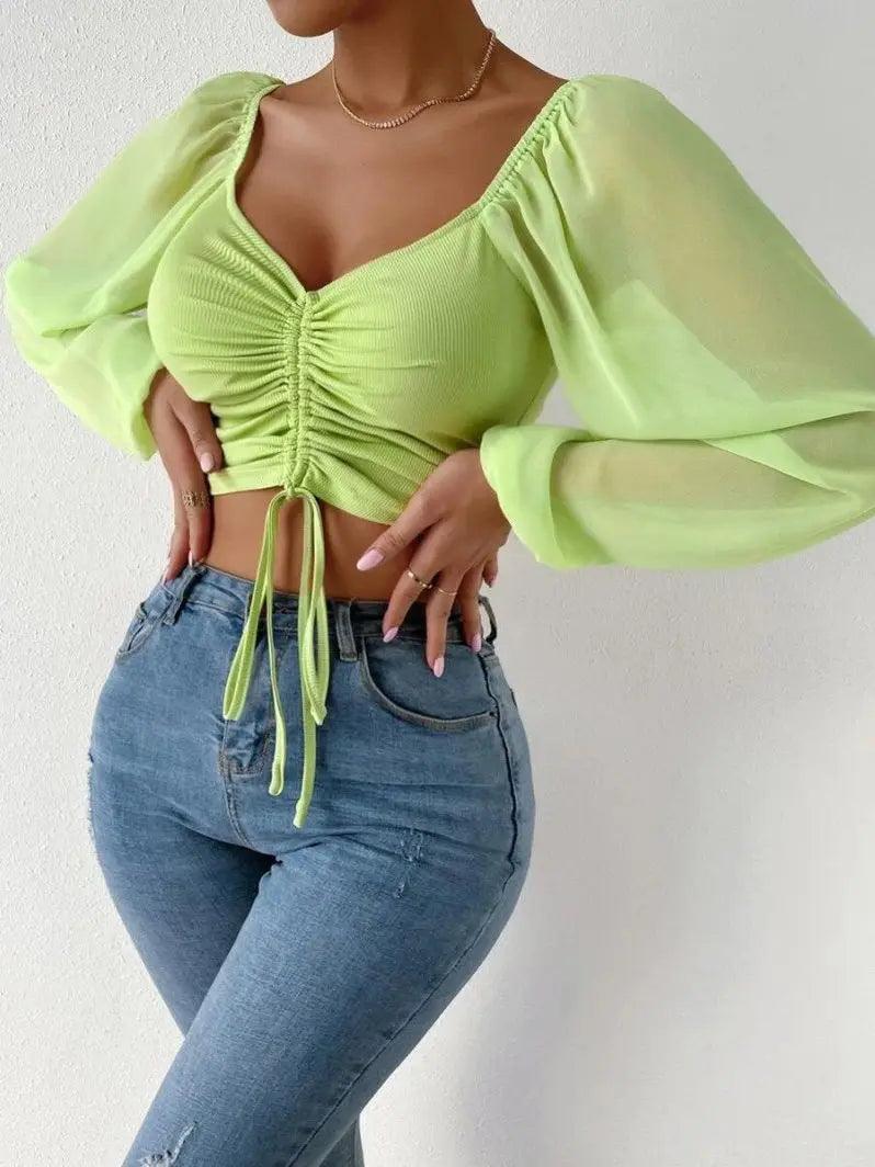 NOVA™ | Puffy Mouwen Topje