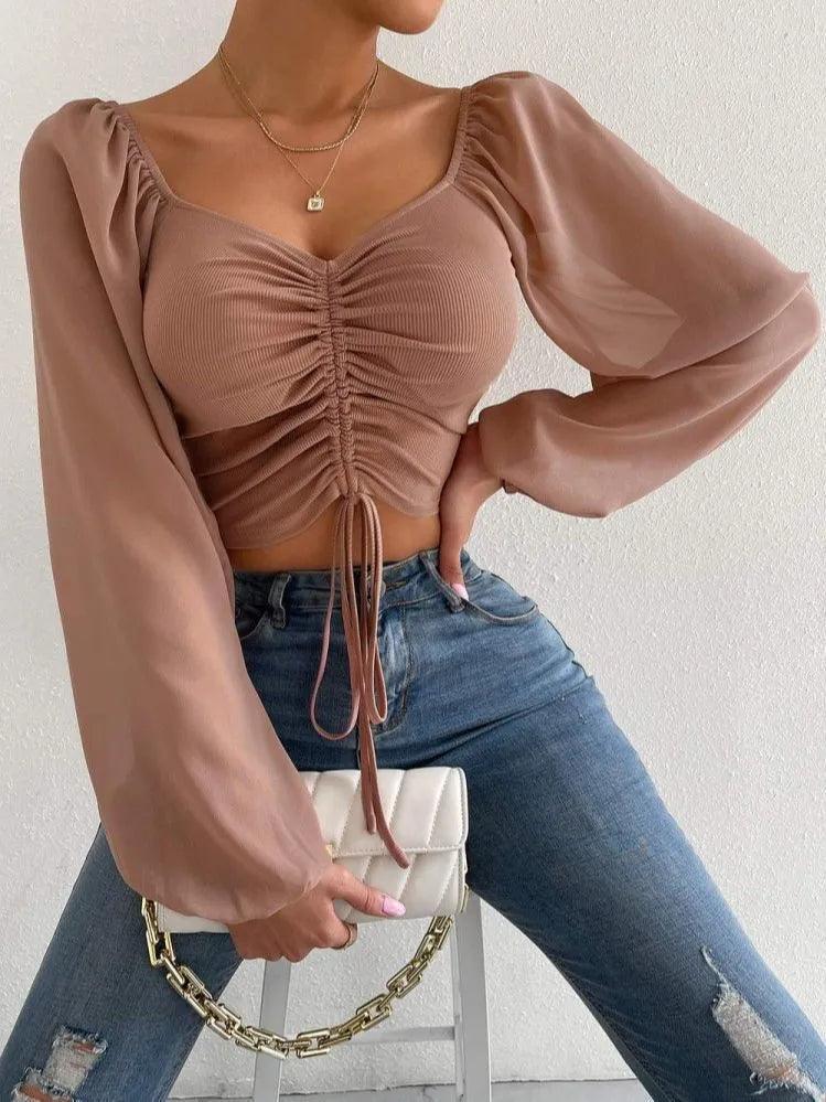 NOVA™ | Puffy Mouwen Topje