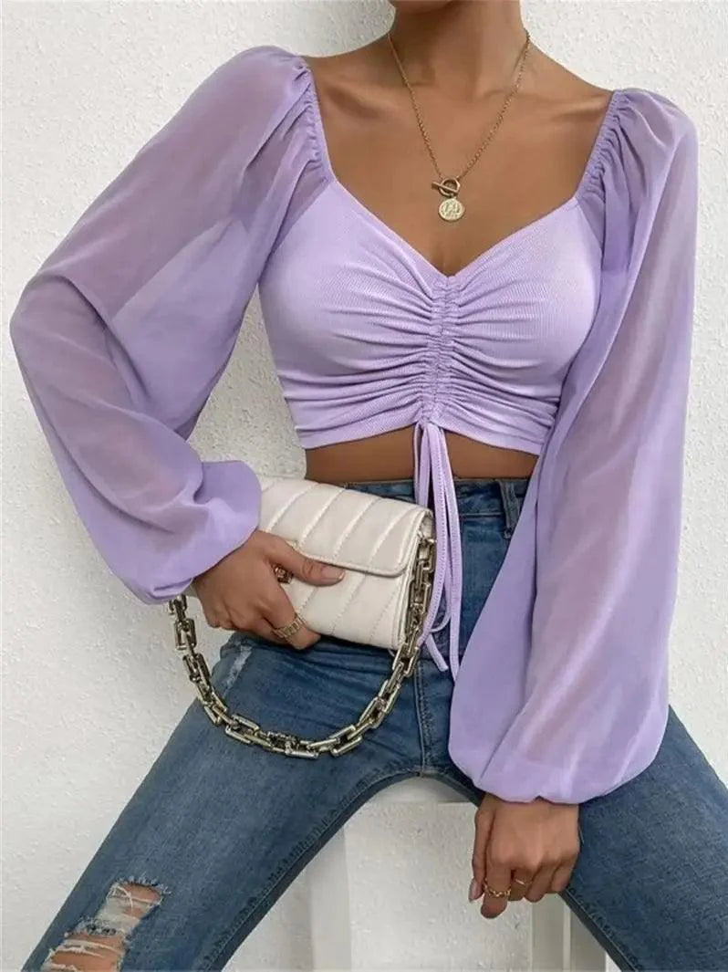 NOVA™ | Puffy Mouwen Topje