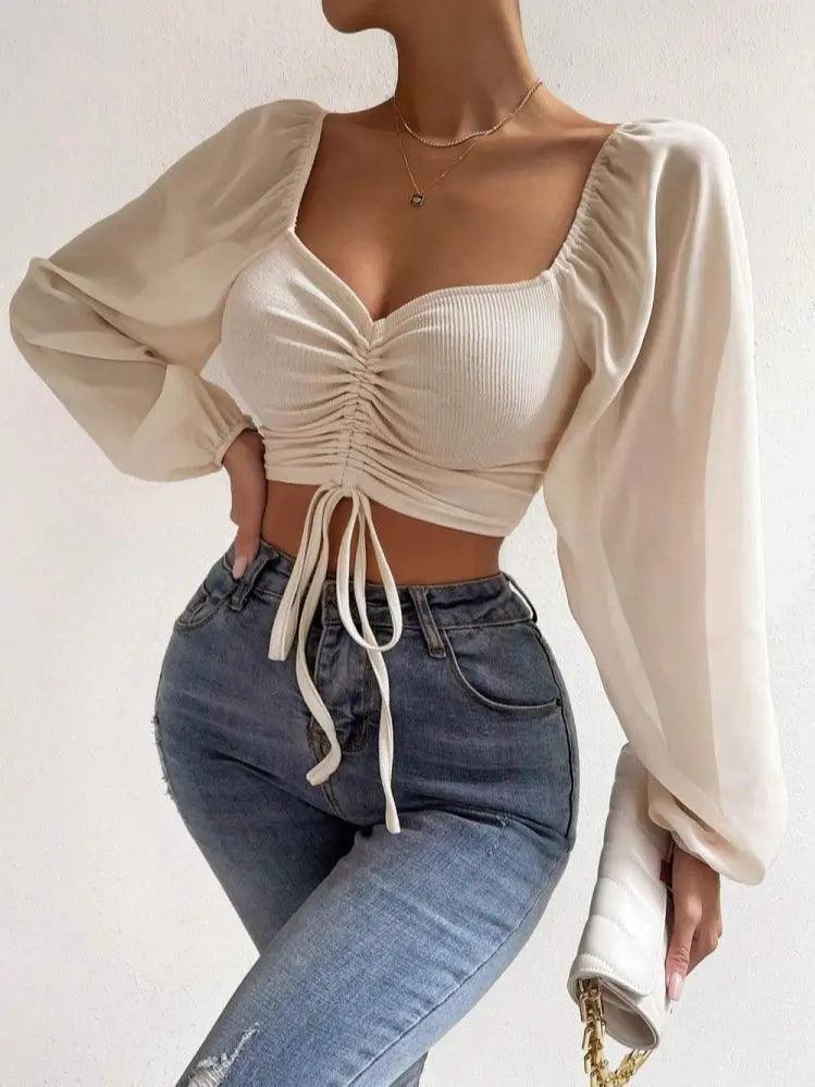 NOVA™ | Puffy Mouwen Topje