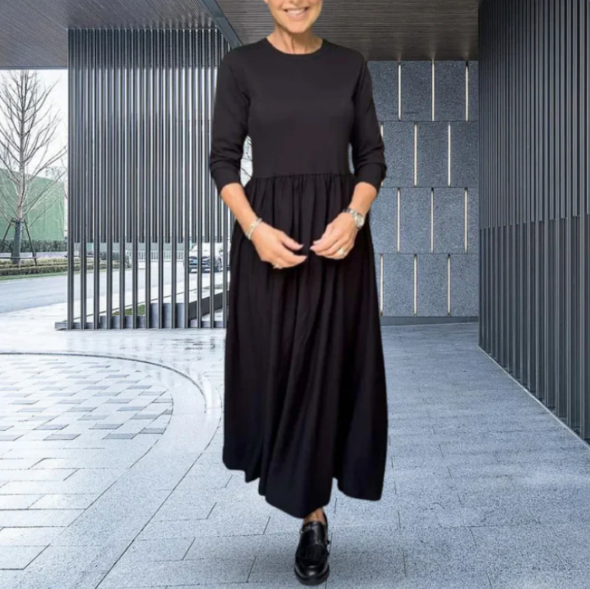 Lea® | Jurk met lange mouwen