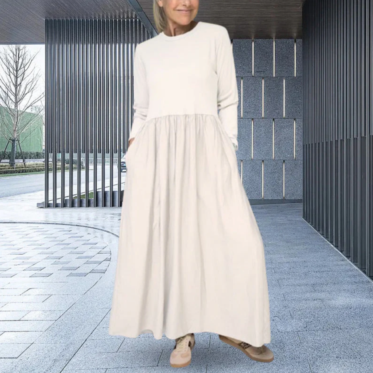 Lea® | Jurk met lange mouwen