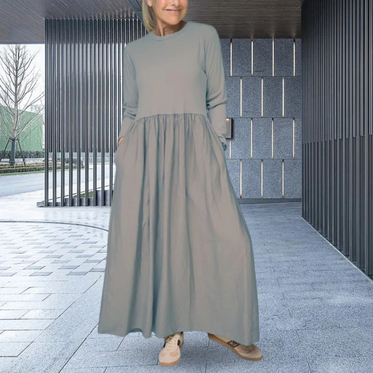 Lea® | Jurk met lange mouwen
