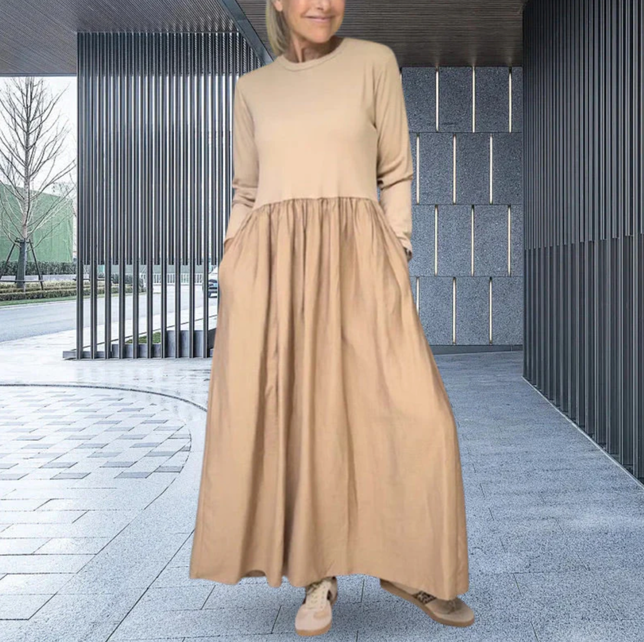 Lea® | Jurk met lange mouwen