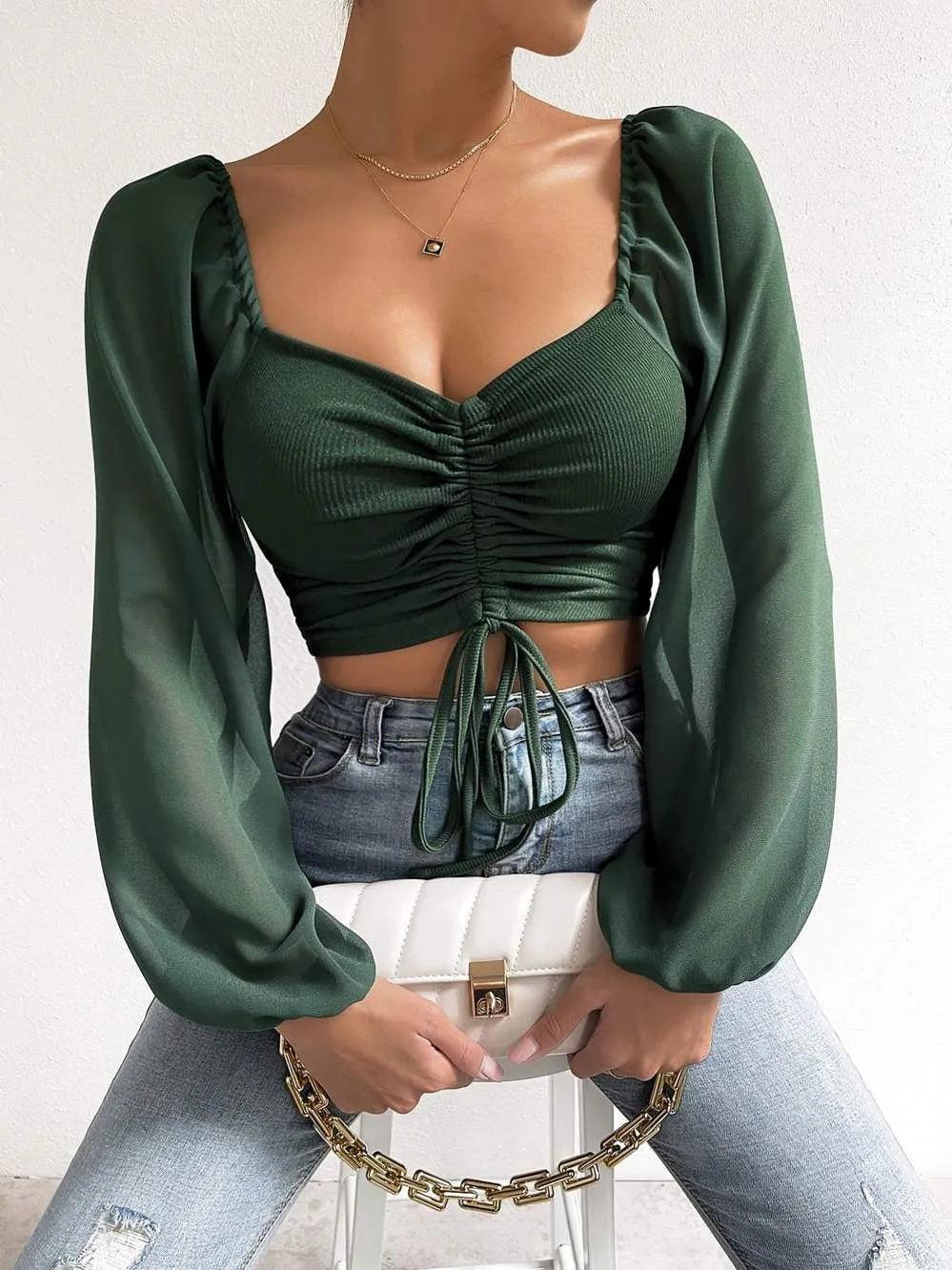 NOVA™ | Puffy Mouwen Topje