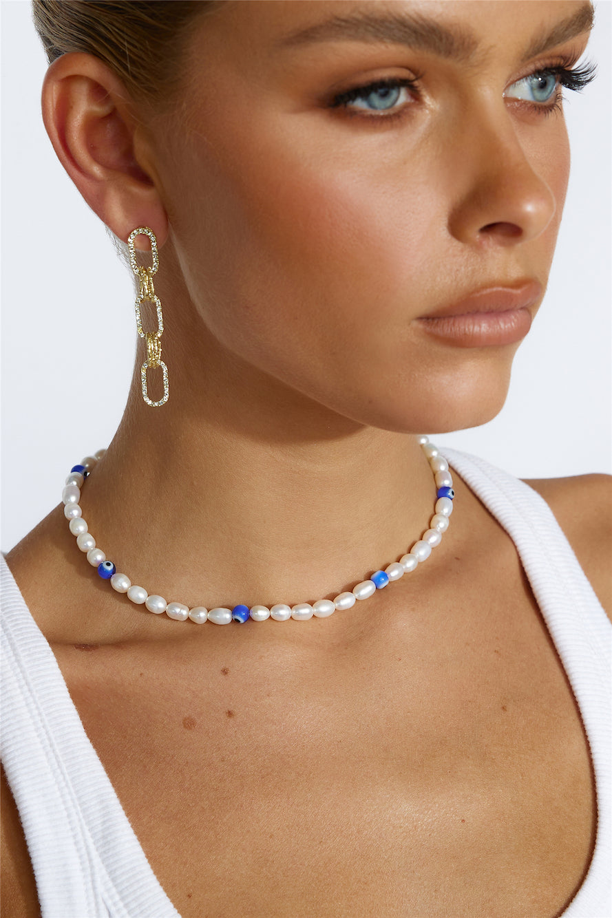 Goud vergulde royalty-drip ketting