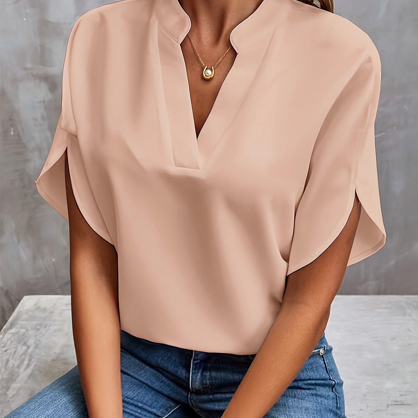 PATRICIA | Blouse met wijde mouwen