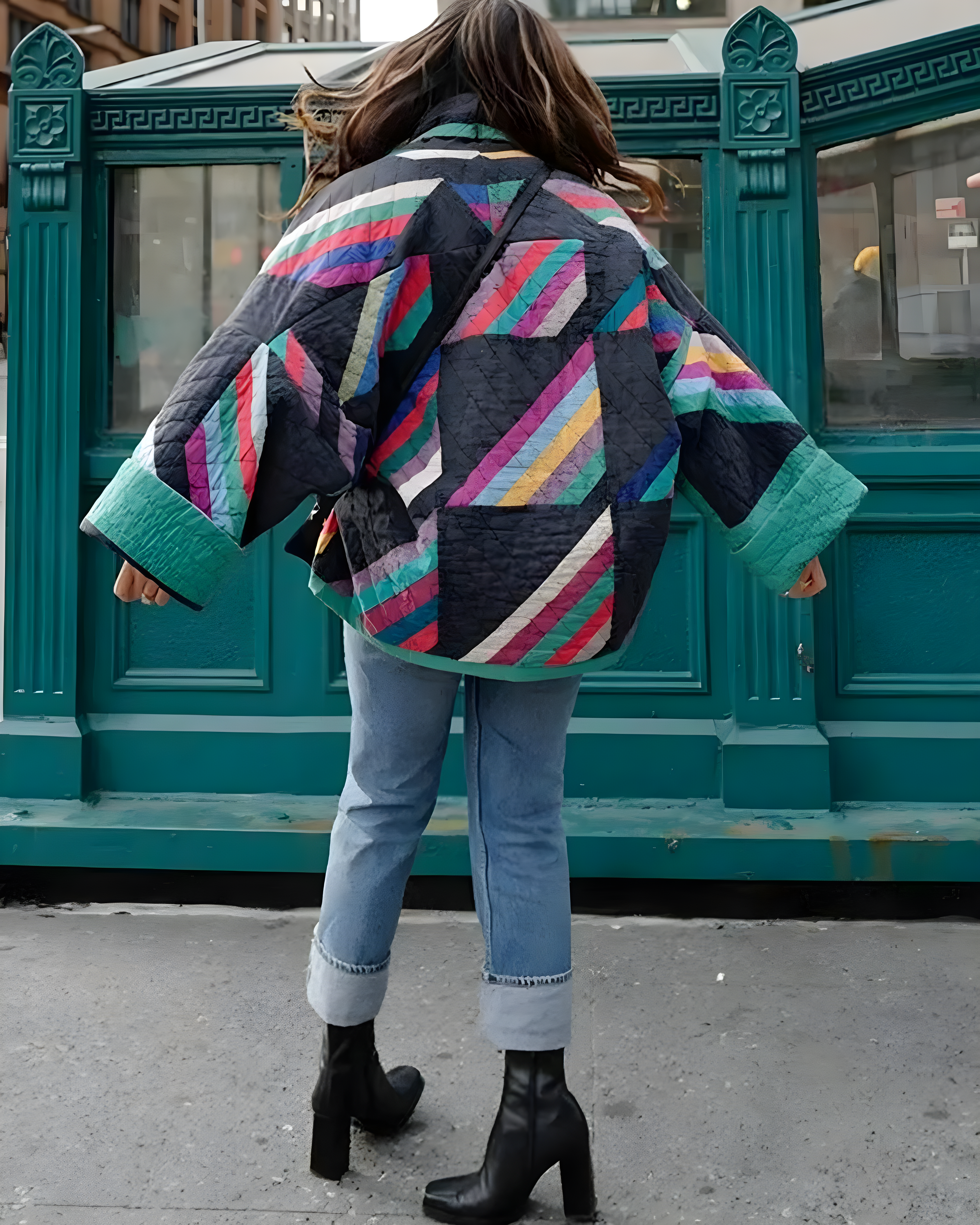 Alina | Oversized Denim Jas