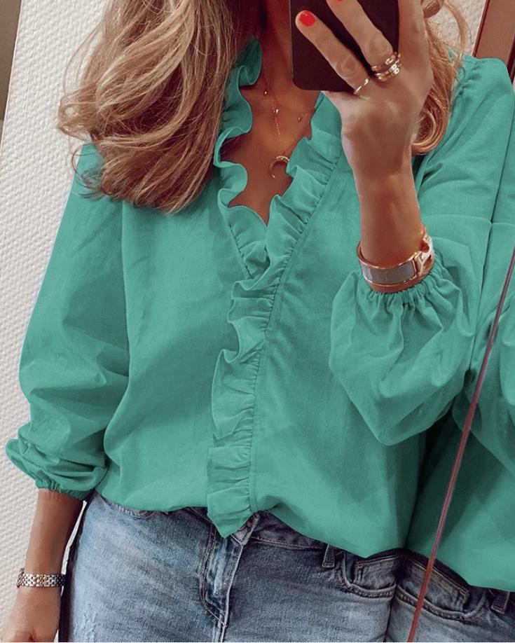 CLARISSE | V-hals blouse