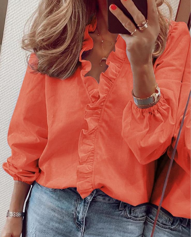 CLARISSE | V-hals blouse